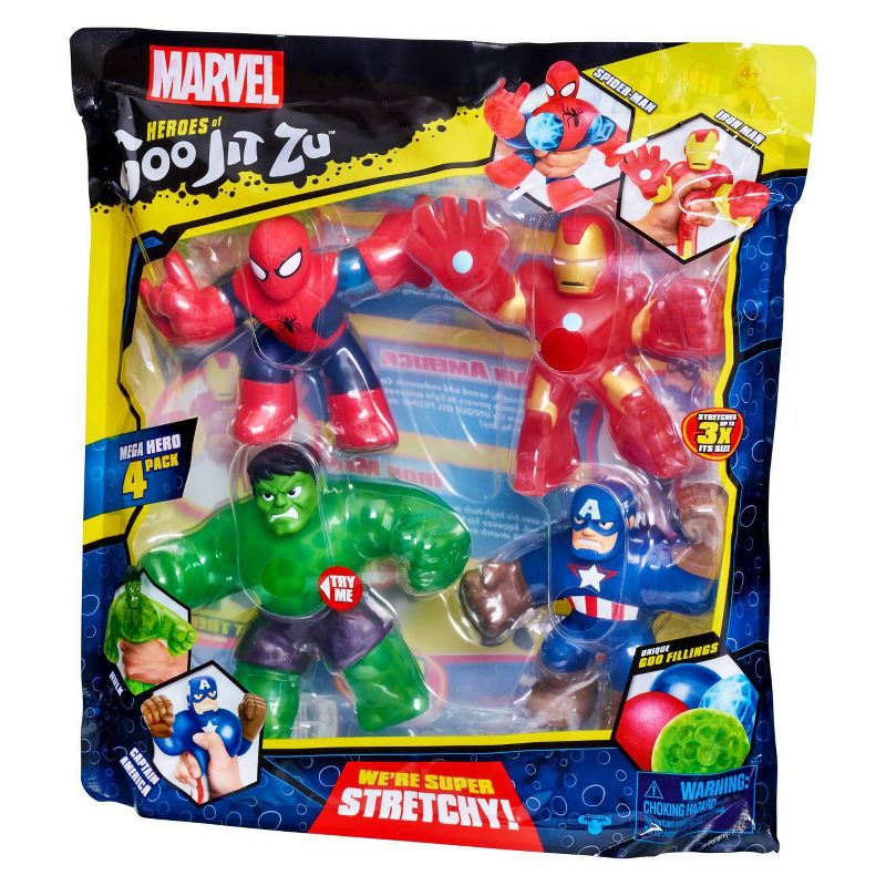 Heroes of Goo Jit Zu Marvel Hero 4-Pack