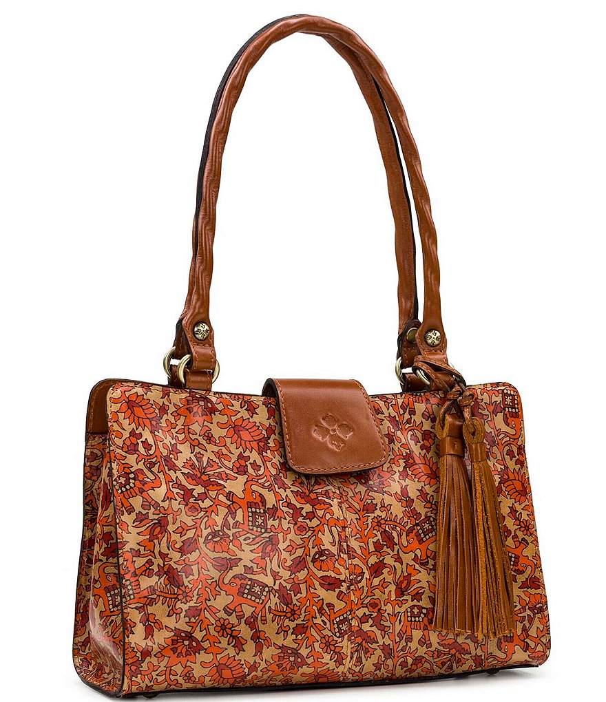 Patricia Nash Boho India Collection Rienzo Floral Satchel Bag