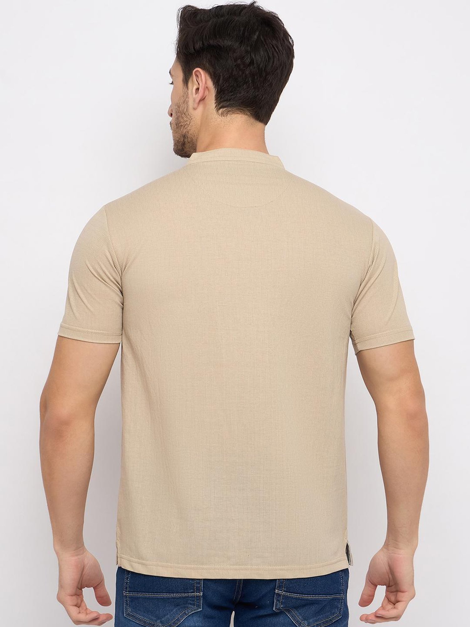 Duke Beige Regular Fit T-Shirt