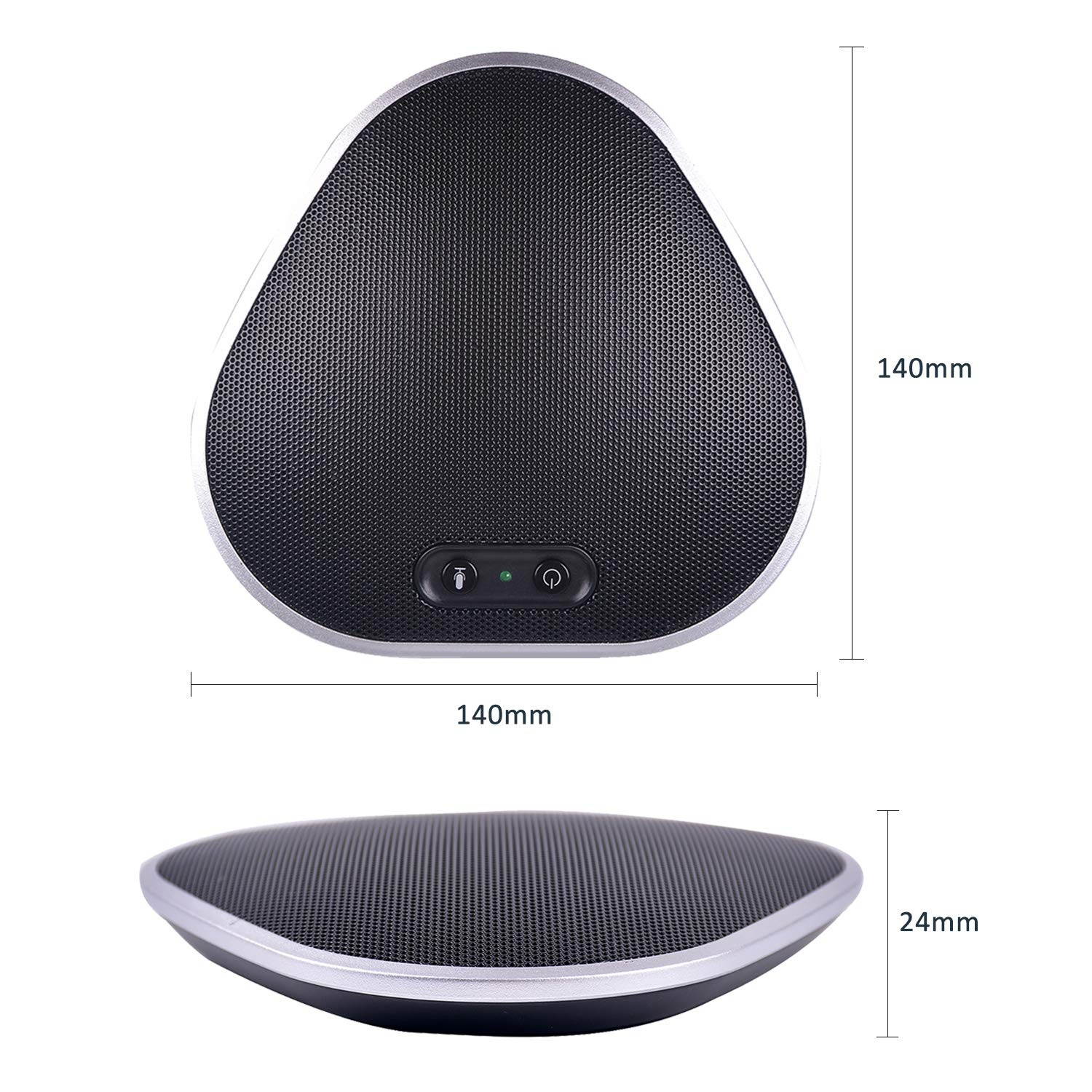 Tenveo AX6 USB Conference Speakerphone for Skype Business Conference Calls (TEVO-AX6)