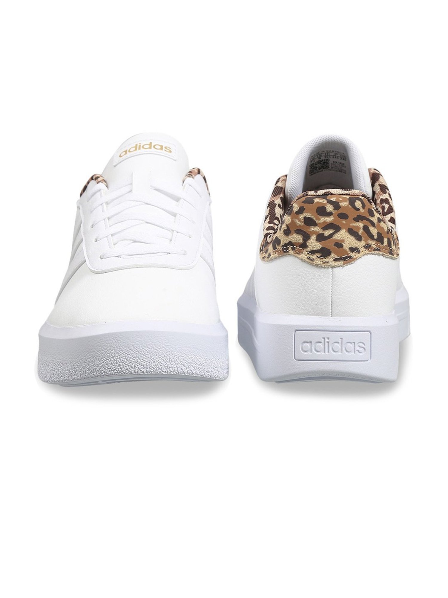 Adidas Women's COURT PLATFORM White Skateboarding Shoes