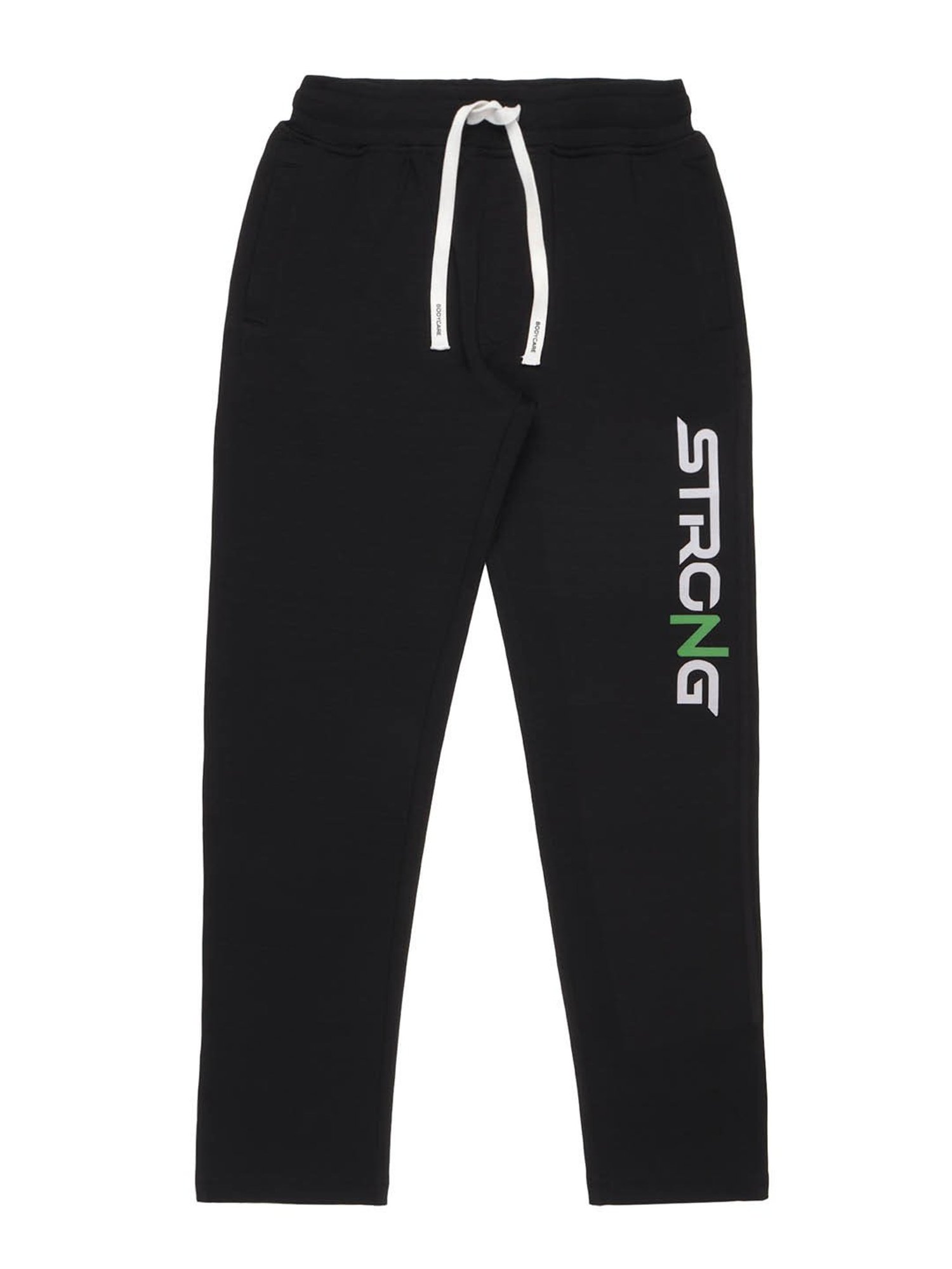 Bodycare Boys Black Printed Trousers