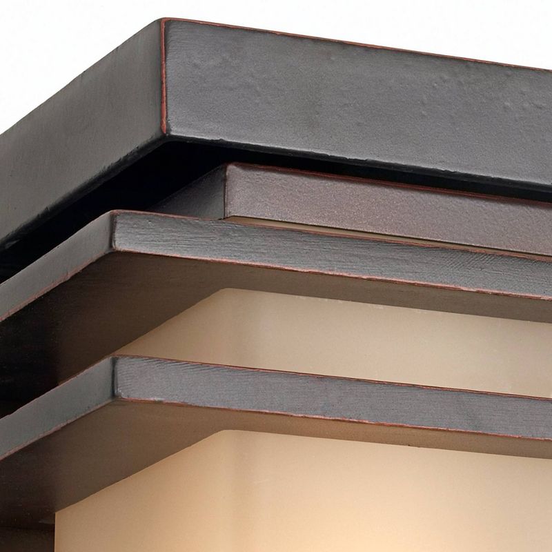 Outdoor LED Wall/Pillar Light Yellow/White - Techko Maid