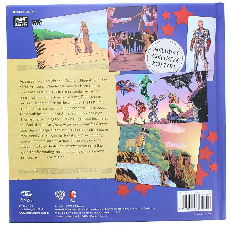 Geek Fuel c/o INDUSTRY RINO DC Comics The World According to Wonder Woman Hardcover Book