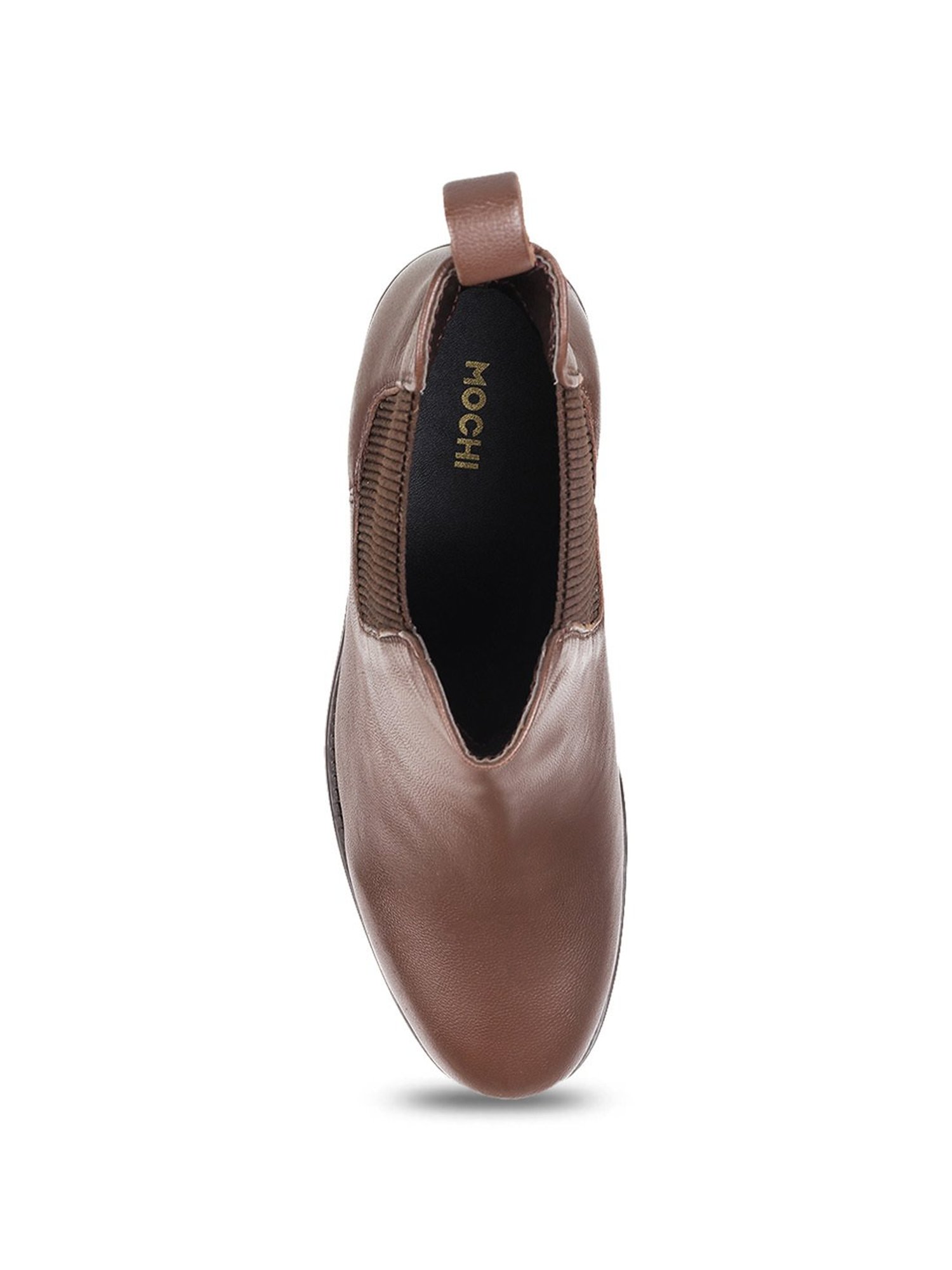 Mochi Women's Brown Chelsea Boots