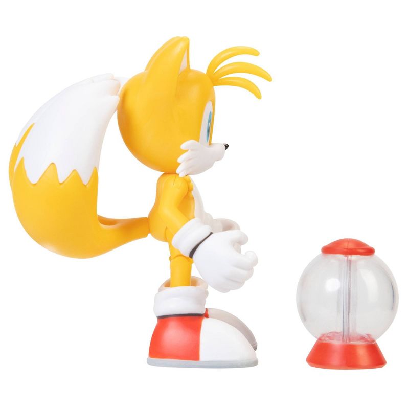 Sonic the Hedgehog 4" Modern Tails with Fast Shoe Item Box Wave 2