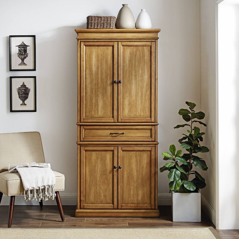 Wood 2 Door Storage Cabinet in White-Pemberly Row