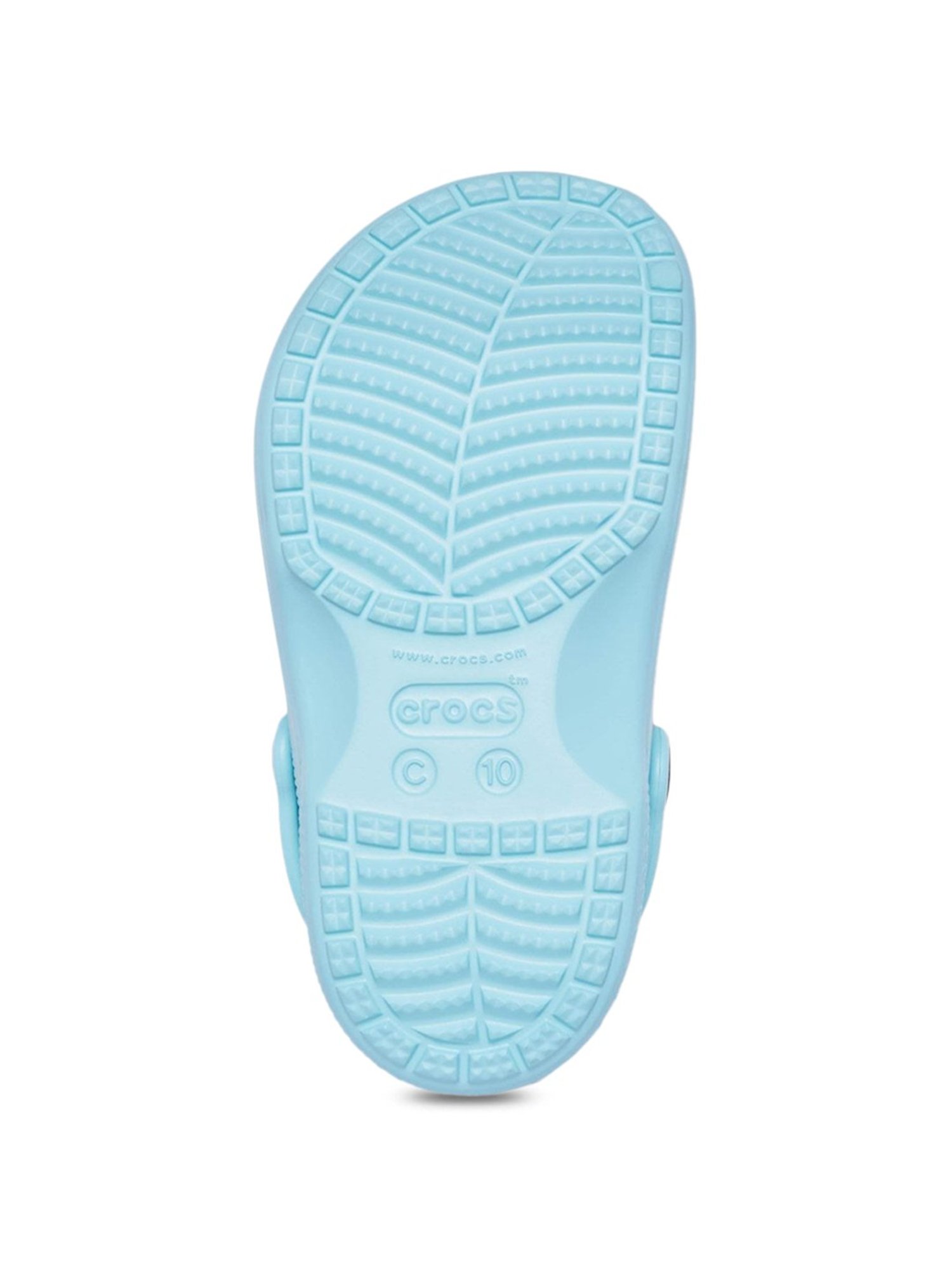 Crocs Kid's Crocs Kid's Fun Lab Ice Blue Back Strap Clogs