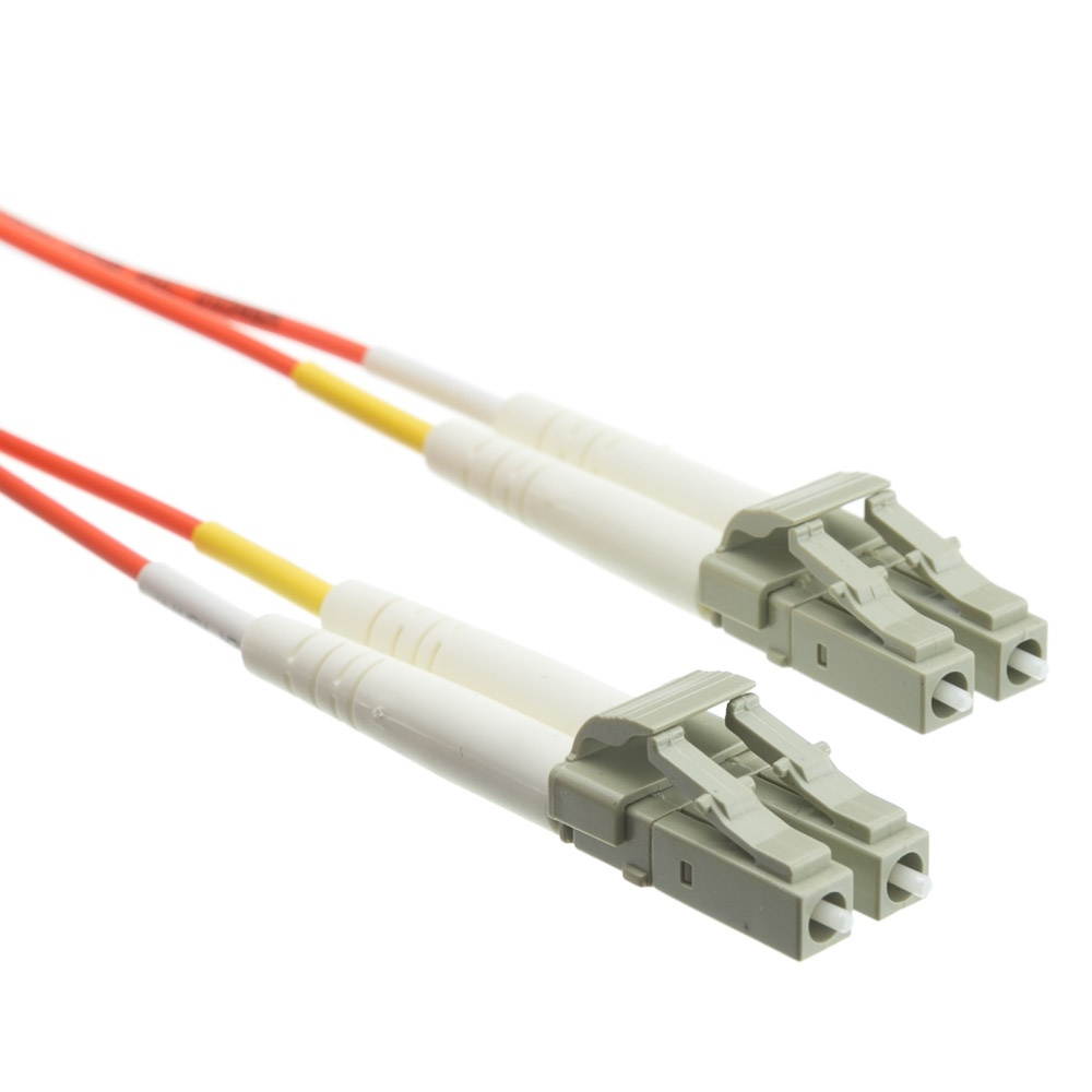 Cable Wholesale LC / LC Multimode Duplex Fiber Optic Cable 50/125 - 3 Meter (9.9 ft)