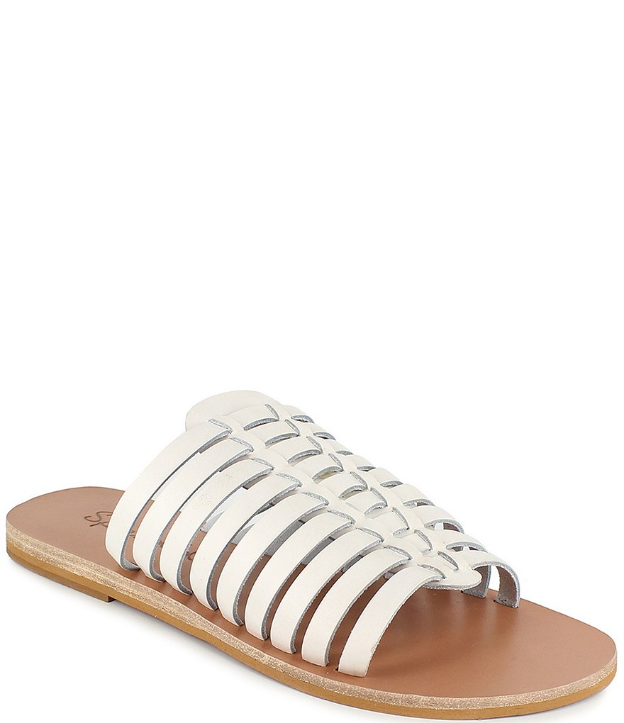 Splendid Talula Leather Huarache Slide Sandals