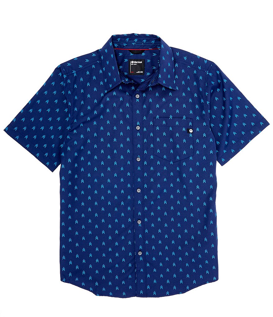 Marmot Lykken Arrows Print Short-Sleeve Woven Shirt