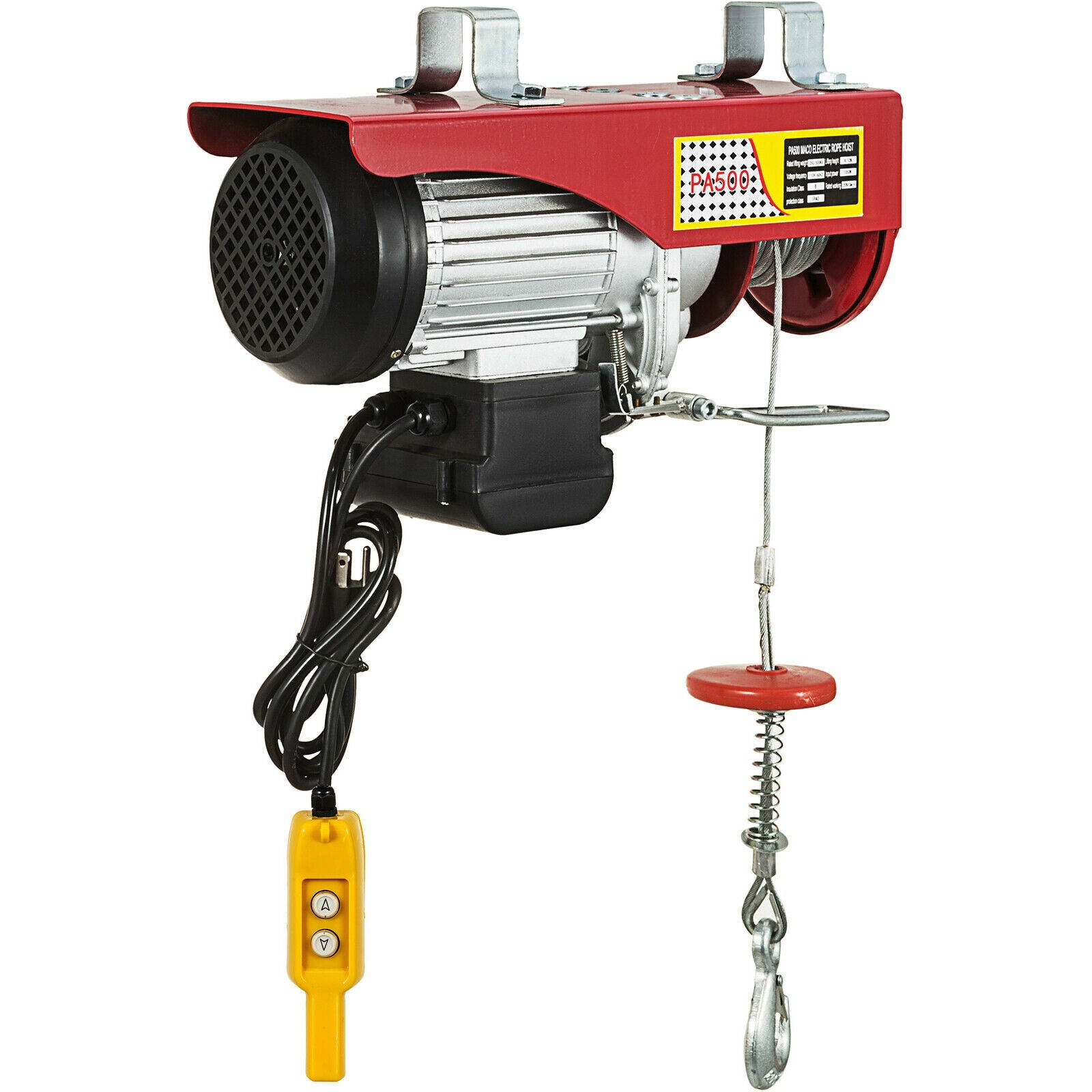 0.5Ton Electric Hoist Lifting Engine Heavy Duty Motor PA500 Winch Hoist Crane