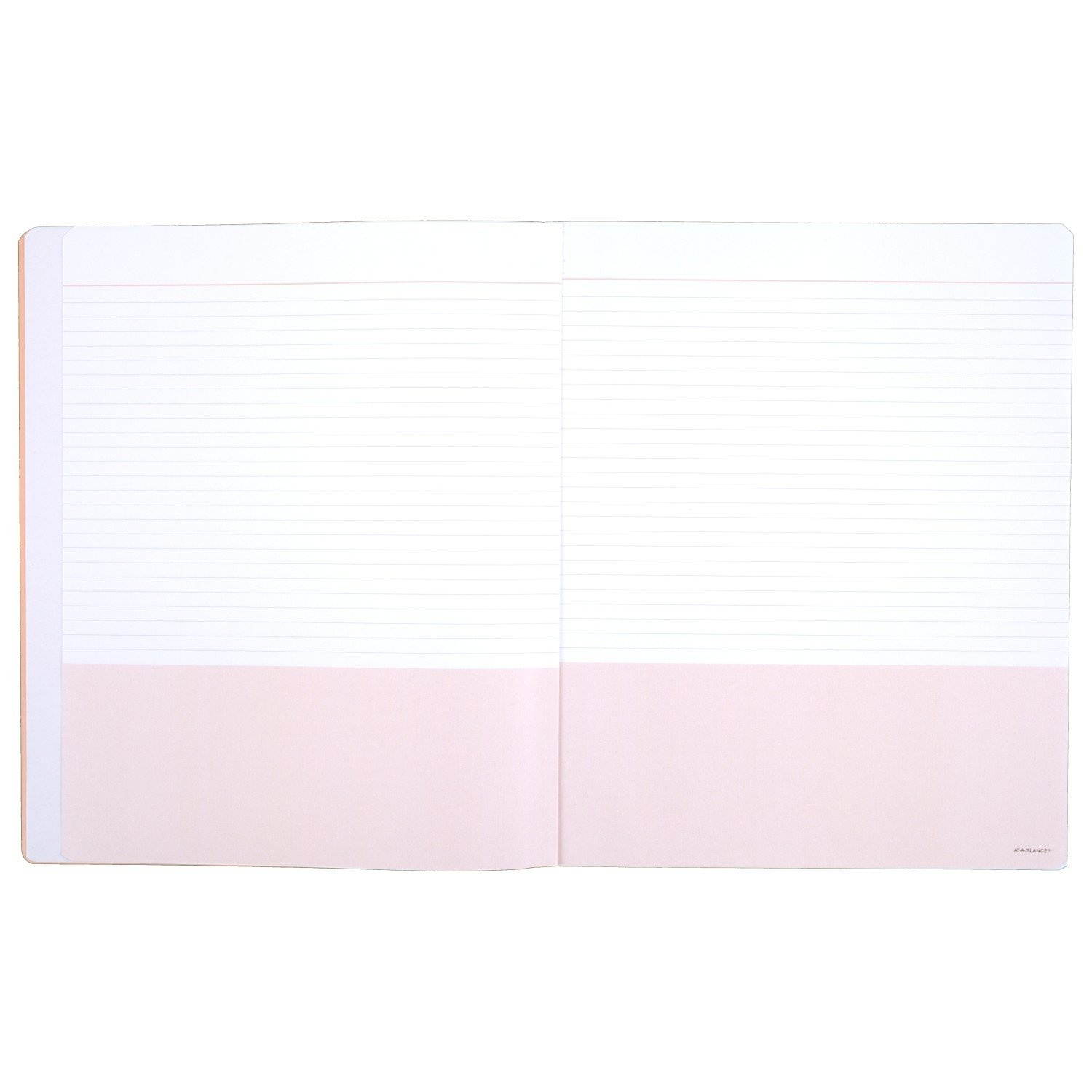 AT-A-GLANCE Notebook, 8-1/2" x 11", 80 Sheets, WorkStyle Take Chances, Coral (WS20340524)