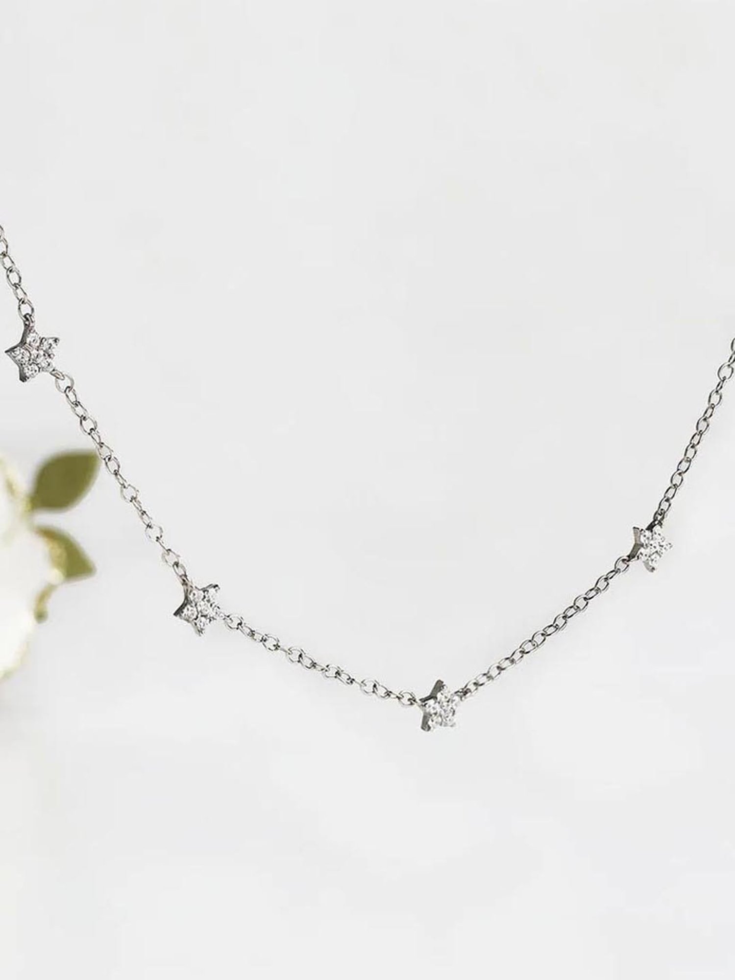 GIVA 92.5 Sterling Silver Star Constellation Necklace for Women