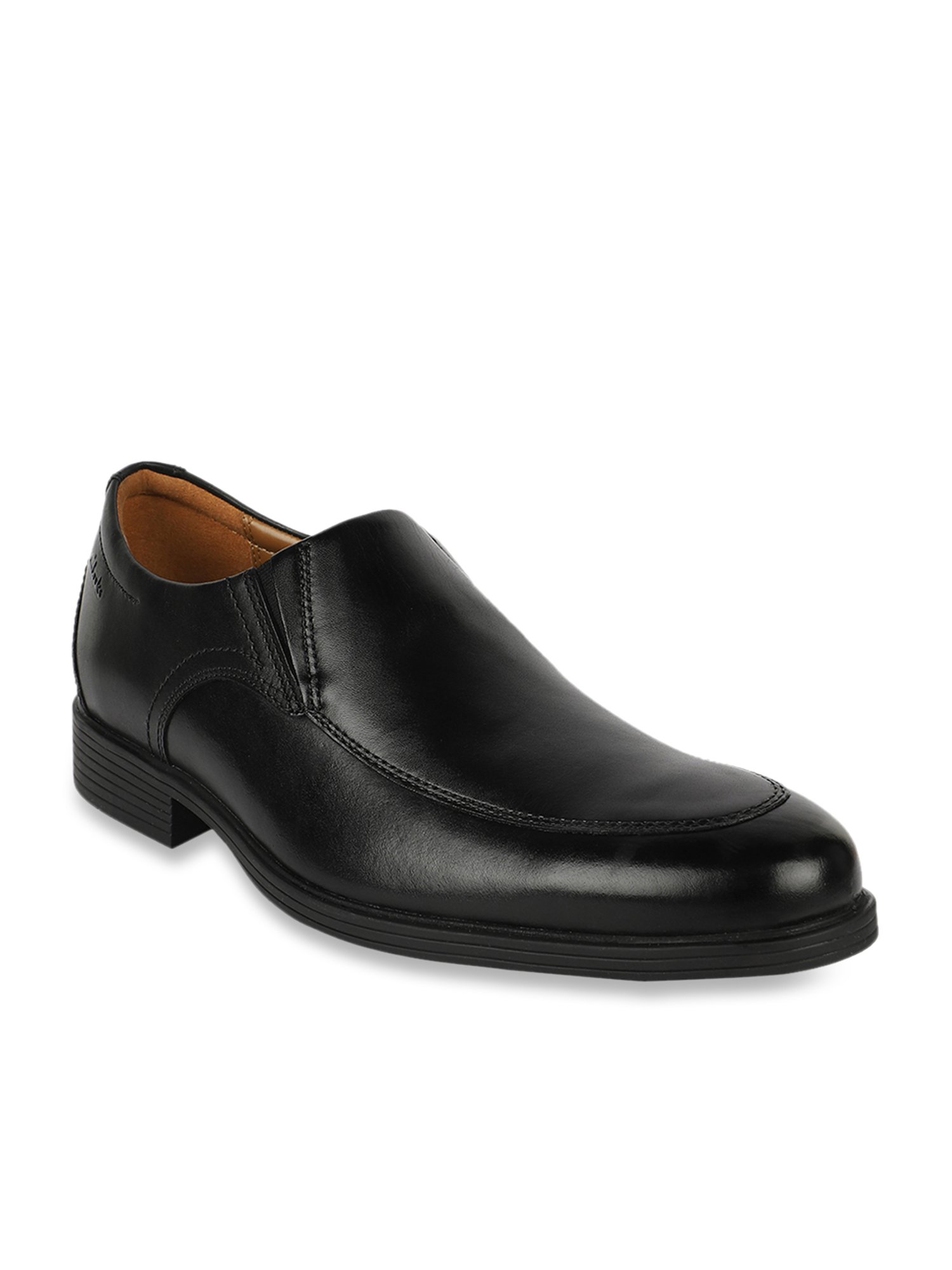 Clark Men's Whiddon Step Black Casual Slip-Ons