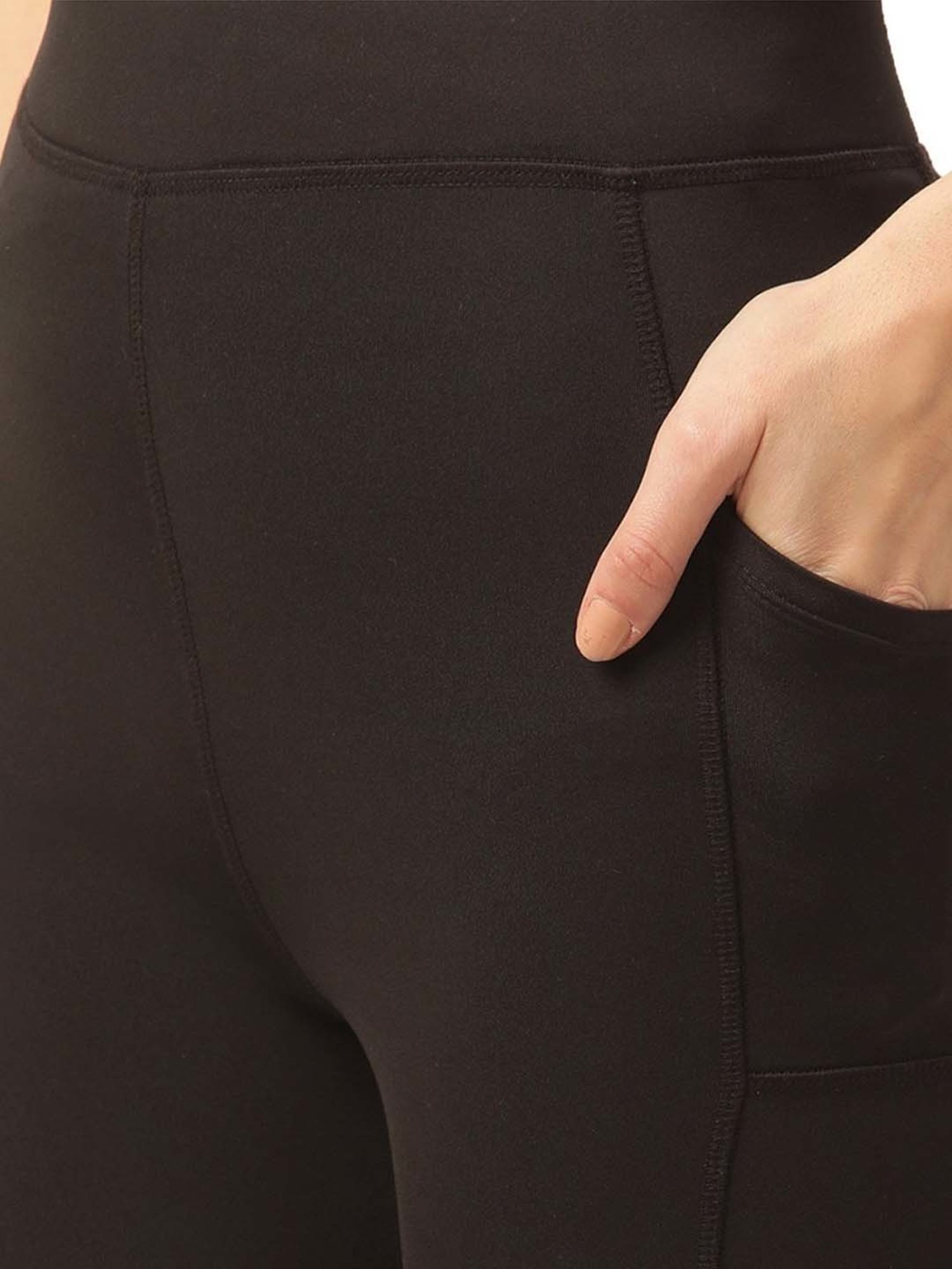 KENDALL + KYLIE Black High Rise Capris