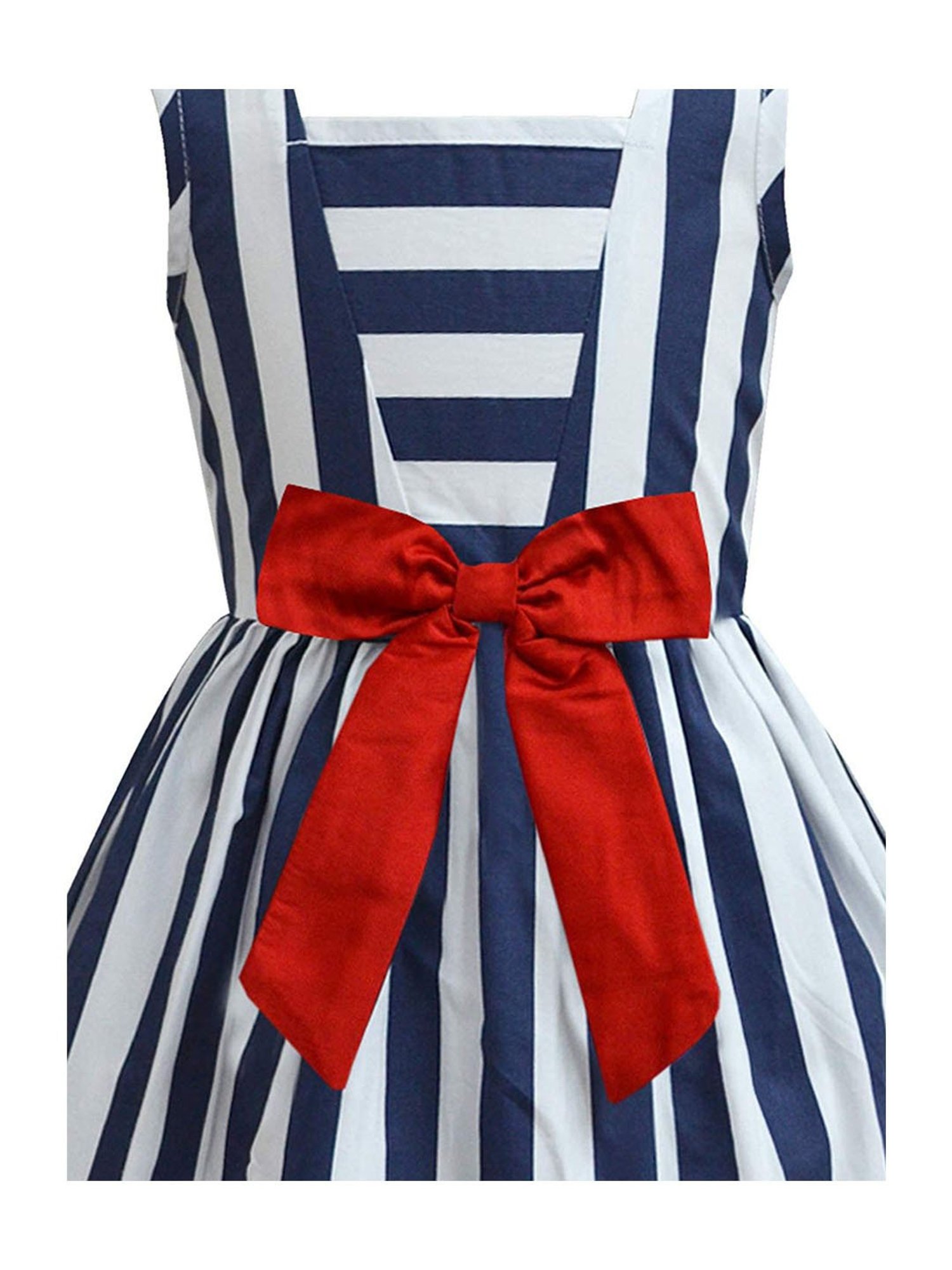 A.T.U.N. Navy & White Striped Dress