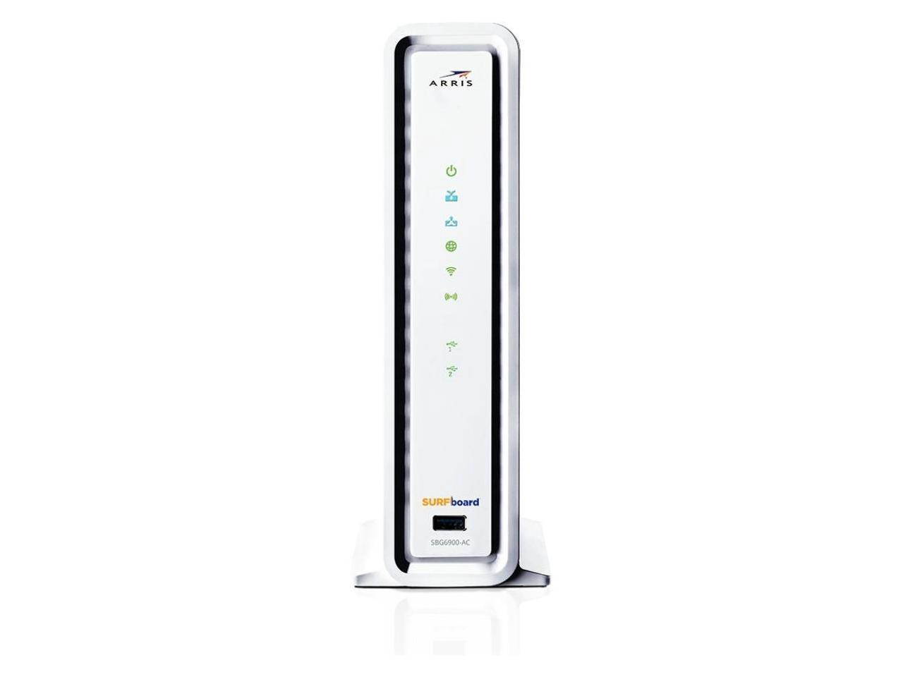 ARRIS SURFboard SBG6900-AC Cable Modem Wifi Router (Extended Warranty)  2.40 GHz / 5 GHz 1900 Mbps Wireless Speed