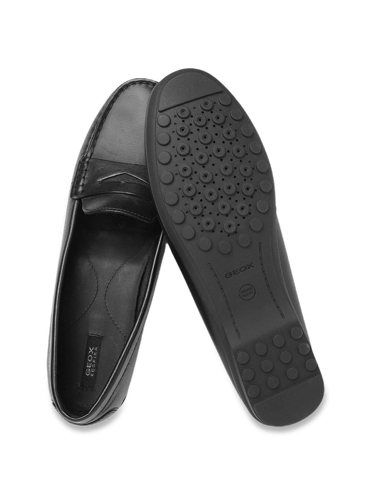 Geox Women's Black Casual Loafers