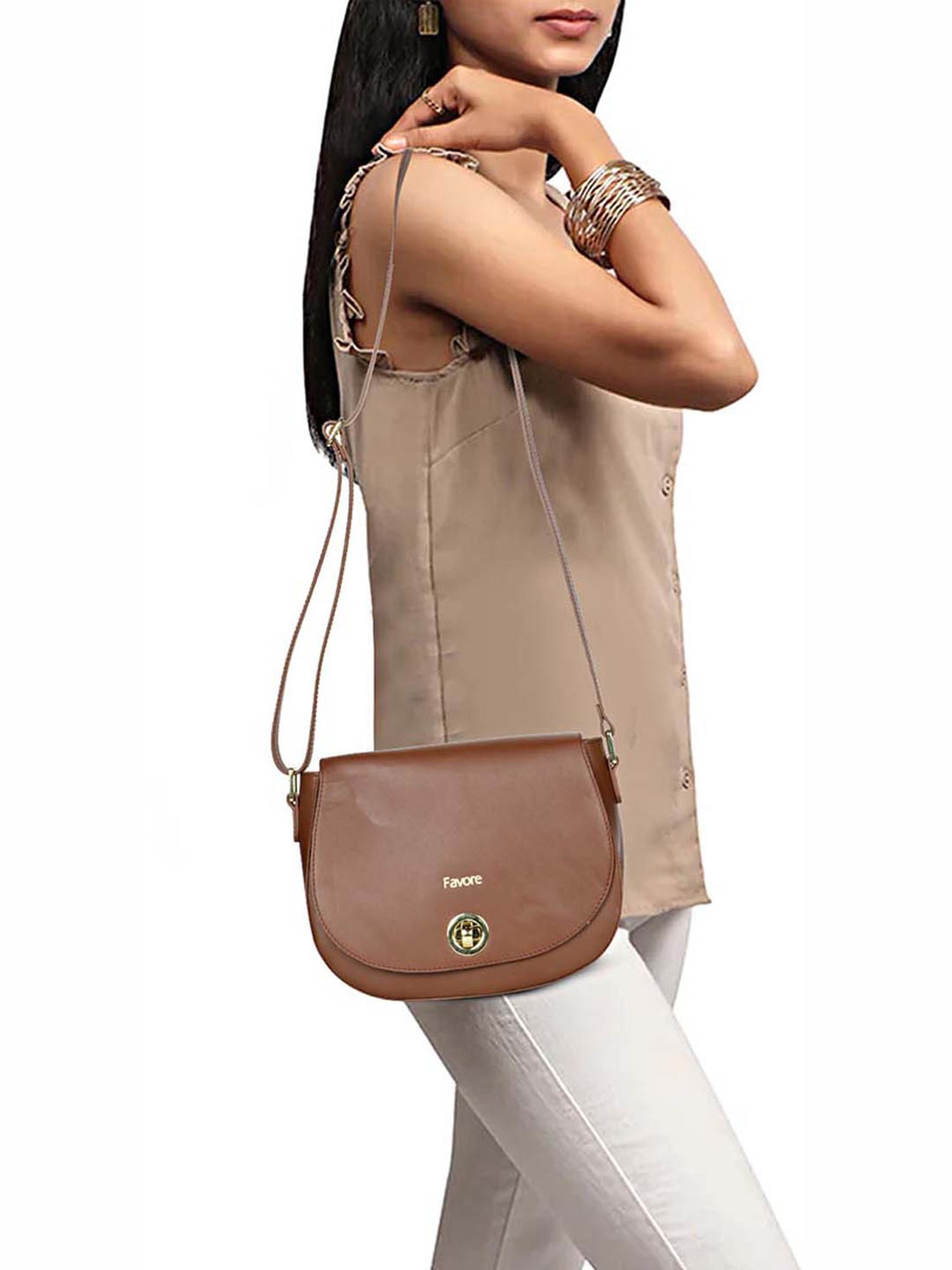 Favore Tan Solid Medium Slings
