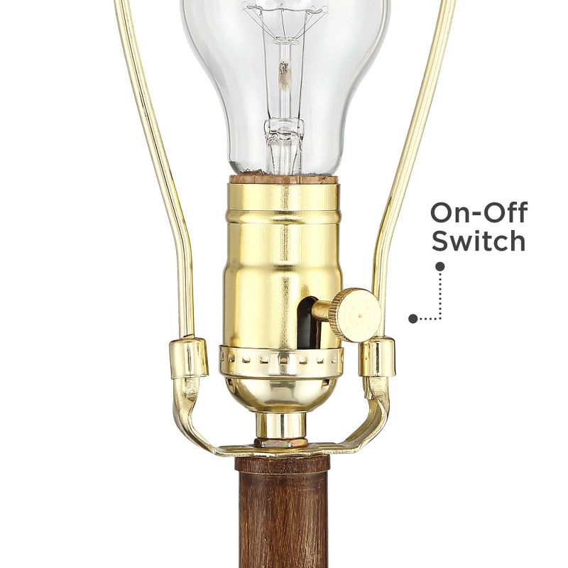 Barnes and Ivy Traditional Table Lamps Set of 2 Leafwork Bronze Vase Light Tan Cut Corner Rectangular Shade Living Room Bedroom