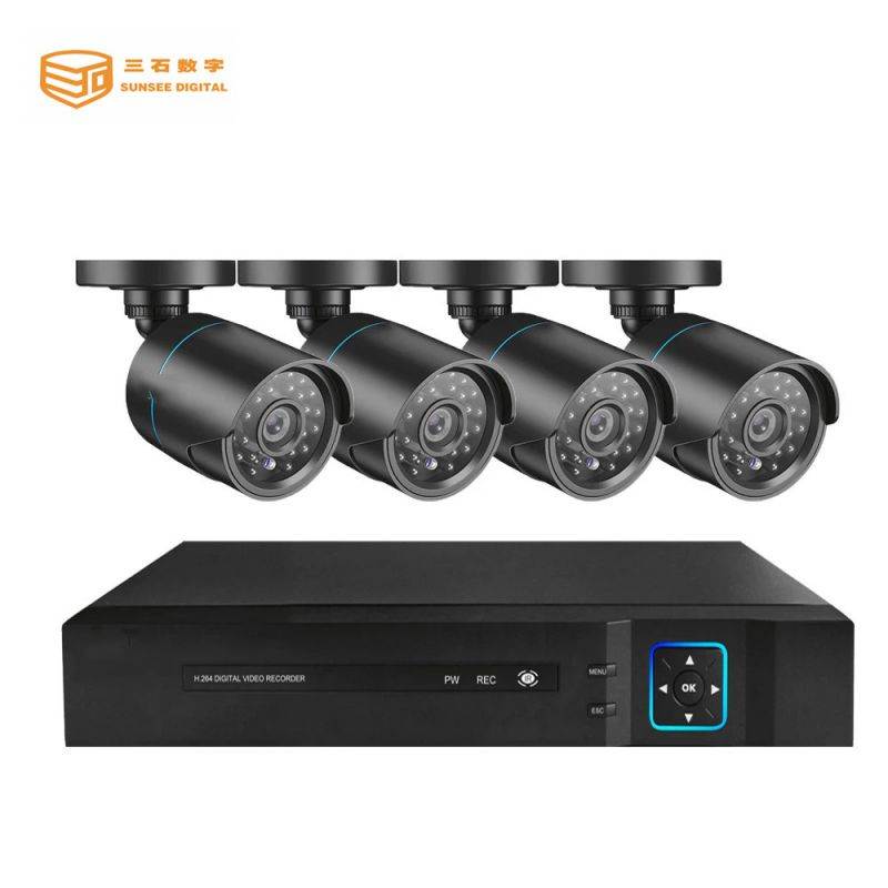 SUNSEE DIGITAL 4CH 1080P DVR 1080P CCTV System 4pcs 1080P 2.0MP Security Cameras IR outdoor IP66 Video Surveillance kit