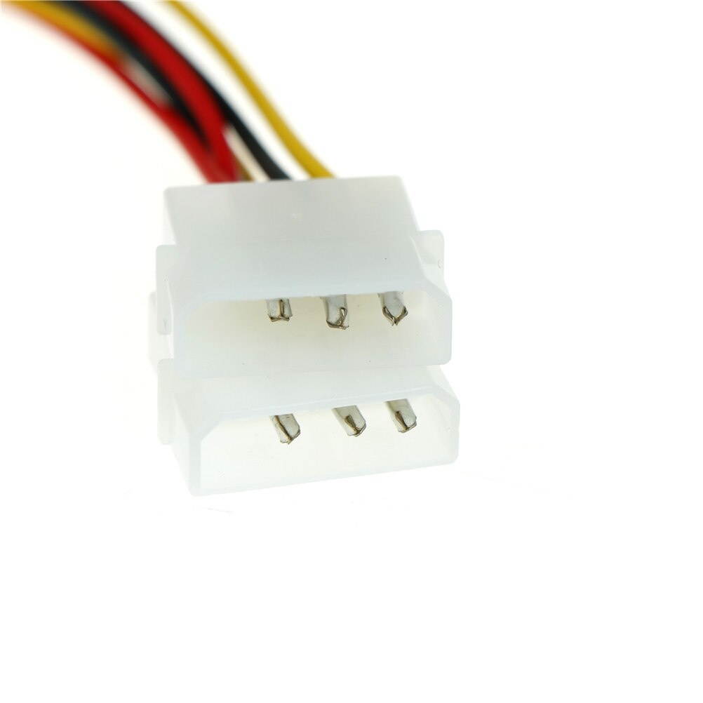 4 Pin Molex To 6 Pin PCI-E ATX PSU Power Adapter Graphics Video Card Converter Cable Line Adapter Power Cables 2pcs