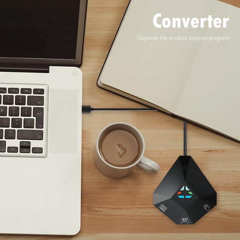 DOBE NS-Switch Keyboard and Mouse Converter Support PS4/3/Xbox ONE/360 Host series Adapter Controller Keyboard Mouse Converter for PS3/ ONE/360 for NS Switch/PS4 Gamepads Gamepad