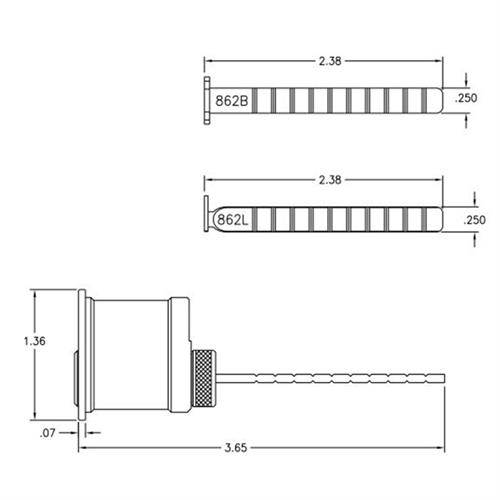 Ilco 7015SC-26D Satin Chrome US26D Solid Brass Replacement Rim Cylinder Lock For Doors 1-3/8" - 2-1/4" Thick With Schlage SC1 Keyway