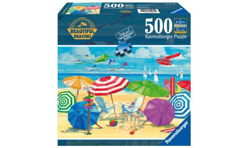 Ravensburger Beautiful Beaches: Sunny Summer Jigsaw Puzzle - 500pc