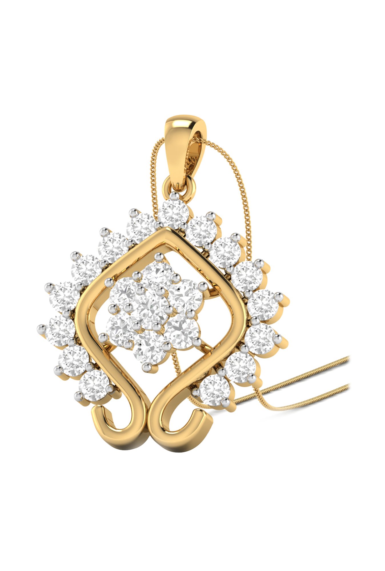 PC Jeweller Ewen 22 kt Gold Pendant without Chain
