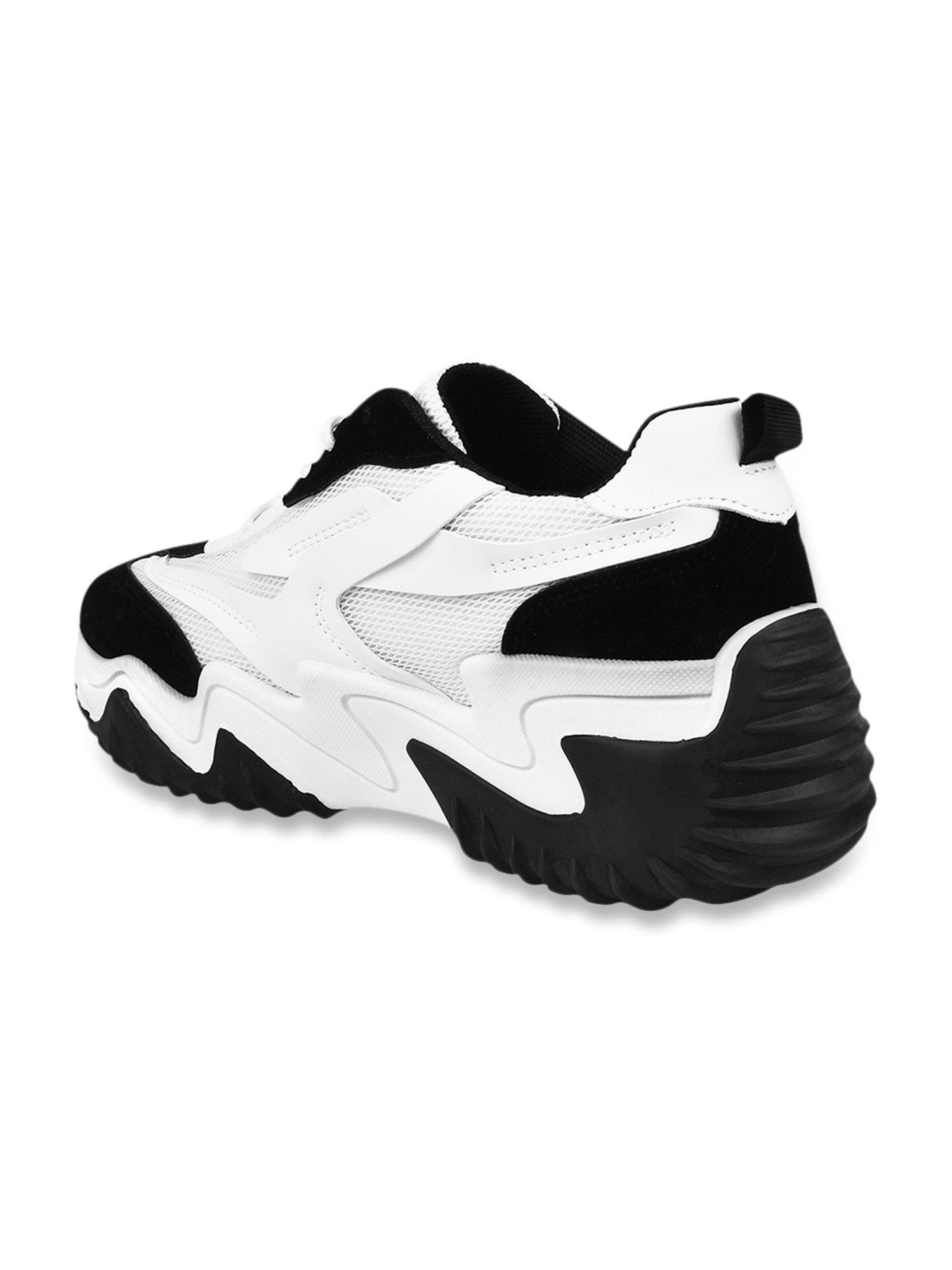 The White Pole Women's White Casual Sneakers