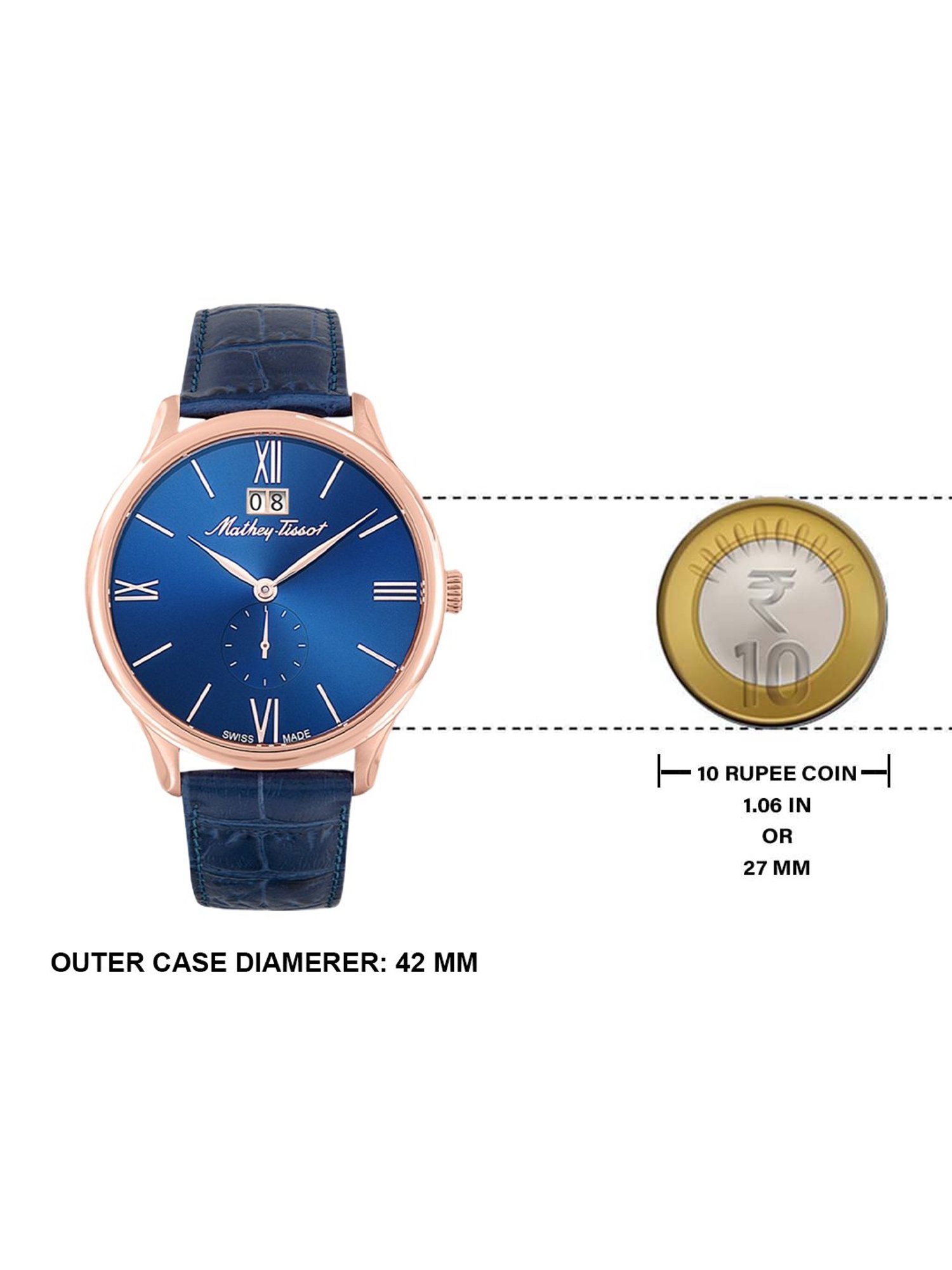 Mathey Tissot H1886QPM Analog Watch for Men