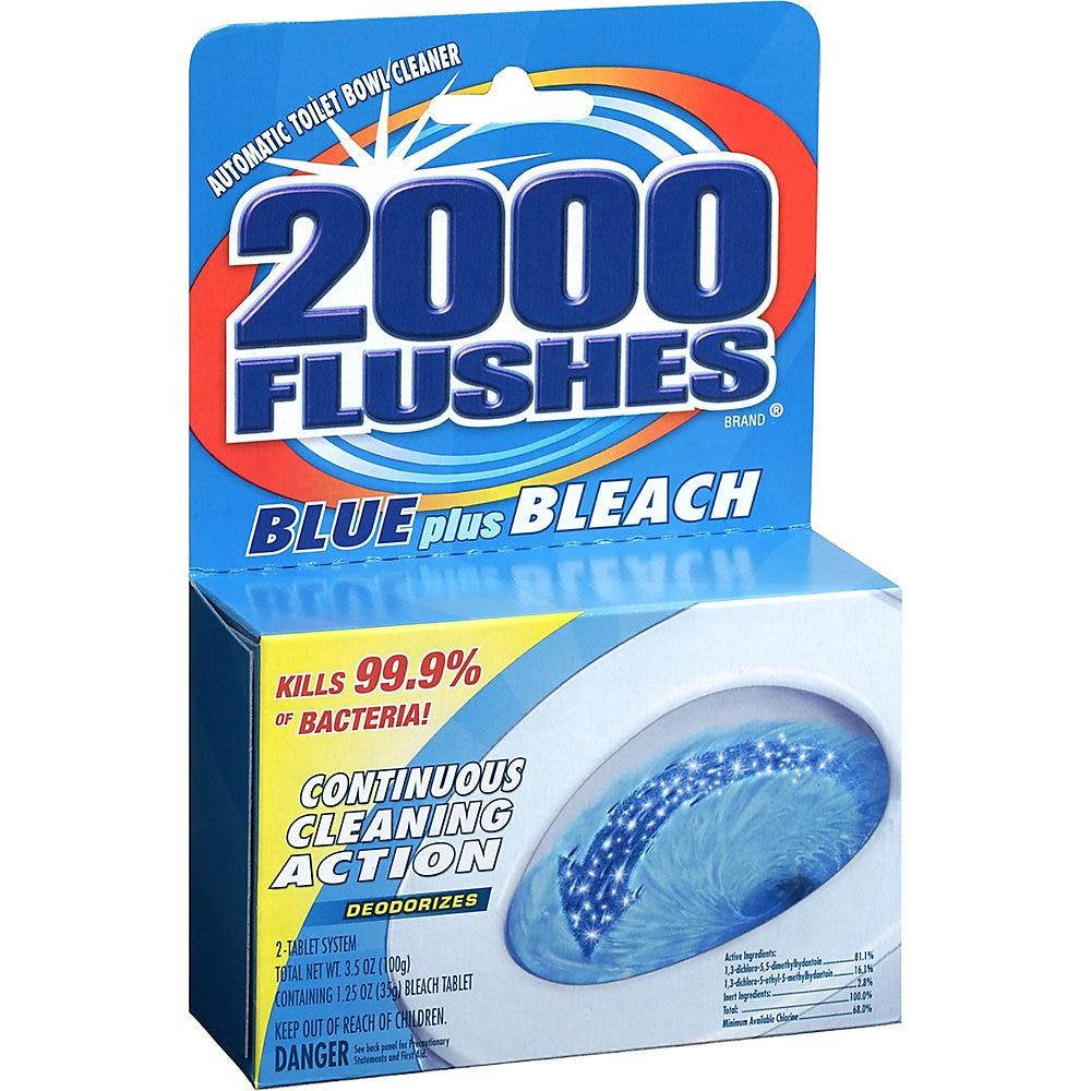 WD-40 2000 Flushes Toilet Bowl with Bleach & Blue Detergent 1 EA