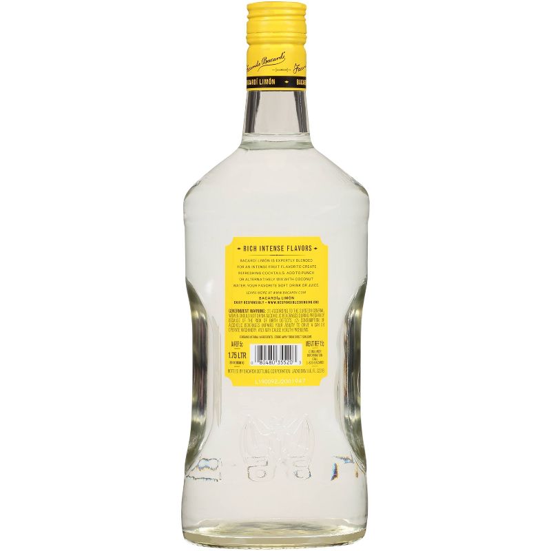 Bacardi Limon Citrus Flavored Rum - 1.75L Bottle