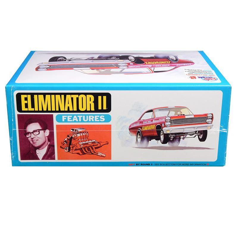 Skill 2 Model Kit Mercury Cyclone Funny Drag Car "Dyno" Don Nicholson's "Eliminator II" 1/25 Scale Model by AMT