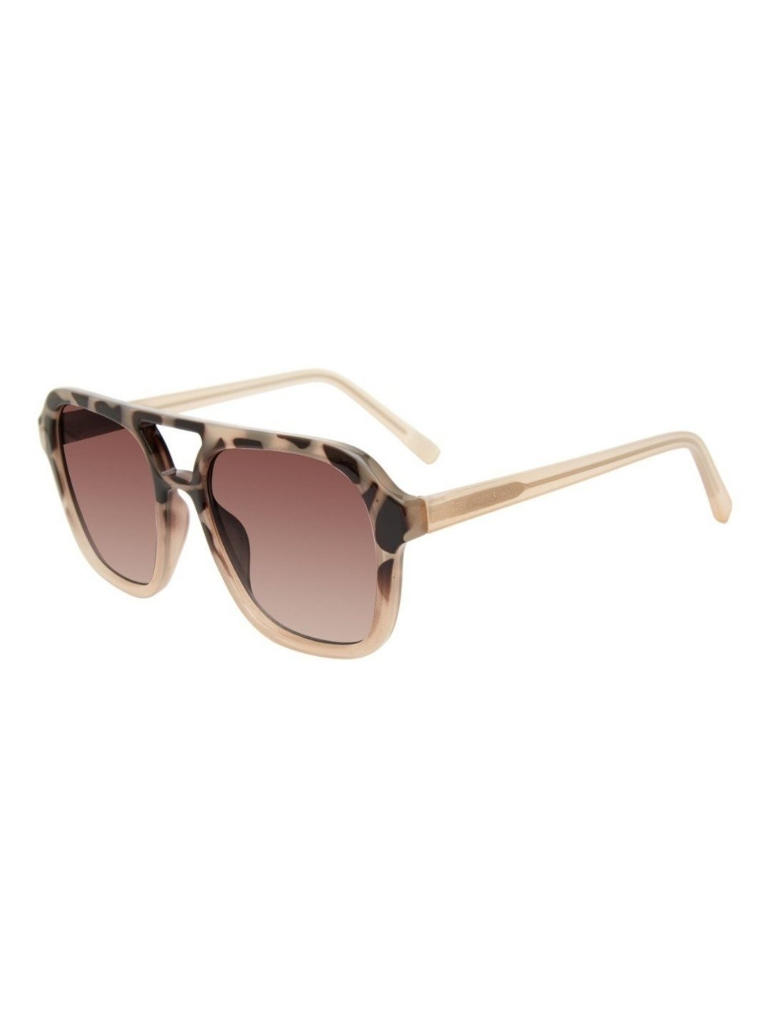 STEVE MADDEN Brown Square UV Protection Unisex Sunglasses