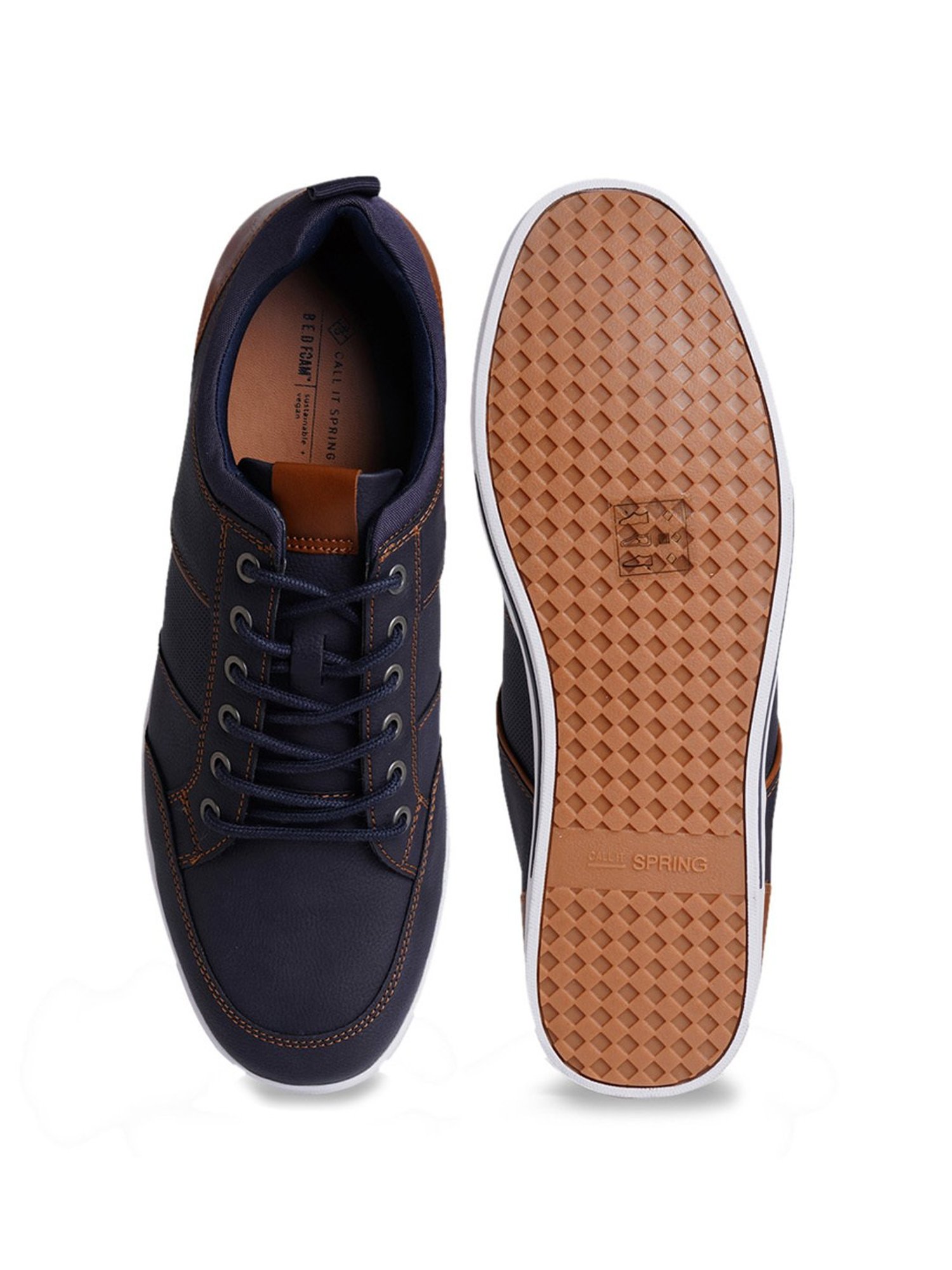 Call It Spring Men's Navy Casual Sneakers