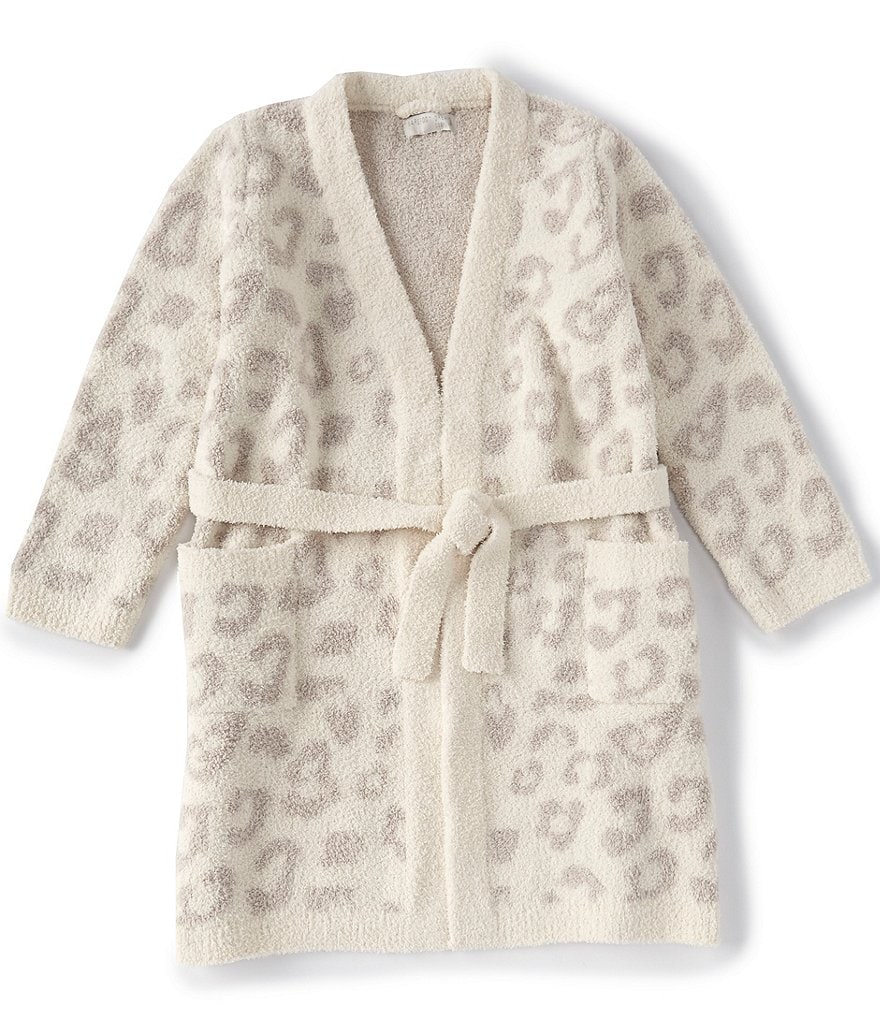 Barefoot Dreams Girls 6-14 Leopard Robe