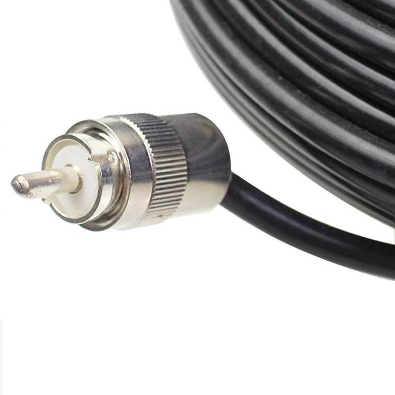 30m RG8X Coax Coaxial UHF PL259 Molded amp Soldered Connectors Amateur CB Radio Antenna Cable Wire 30m