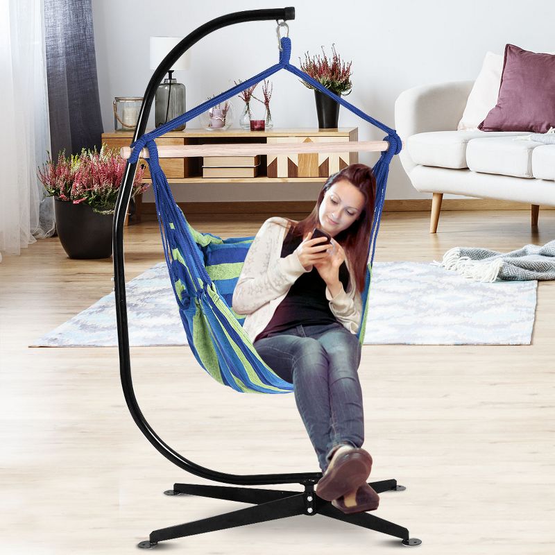 Key West Quilted Stripe Hammock - Blue