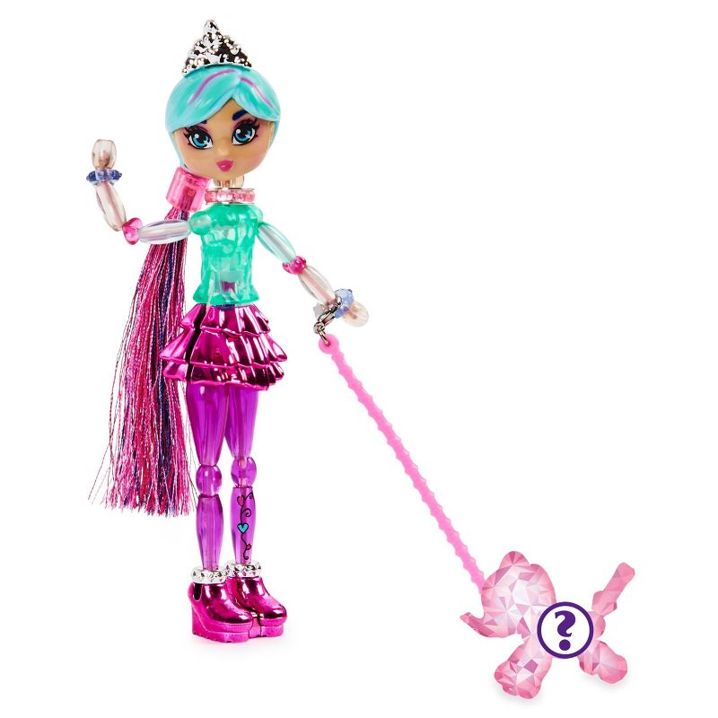 Twisty Girlz Princessa Tessa Transforming Doll to Collectible Bracelet with Mystery Twisty Petz