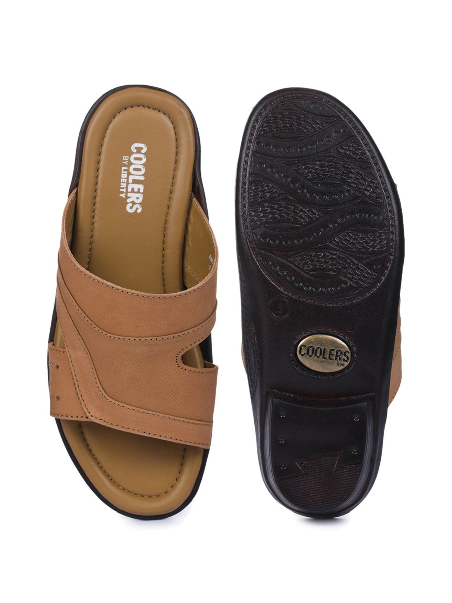 Coolers by Liberty Men's Tan Casual Sandals