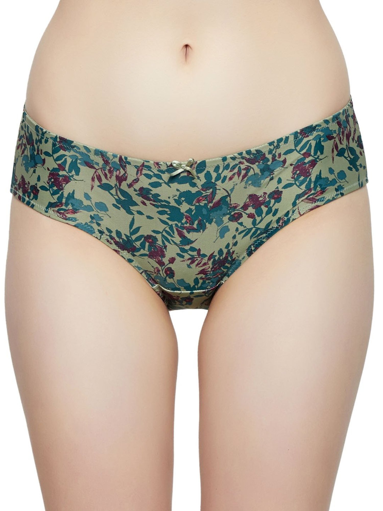 Triumph Green Fashion 75 Floral Print Medium Coverage Midi Brief