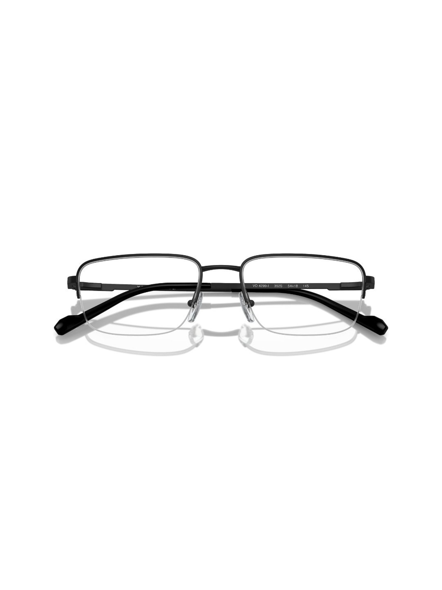 Vogue Eyewear Black Rectangular Frames for Men