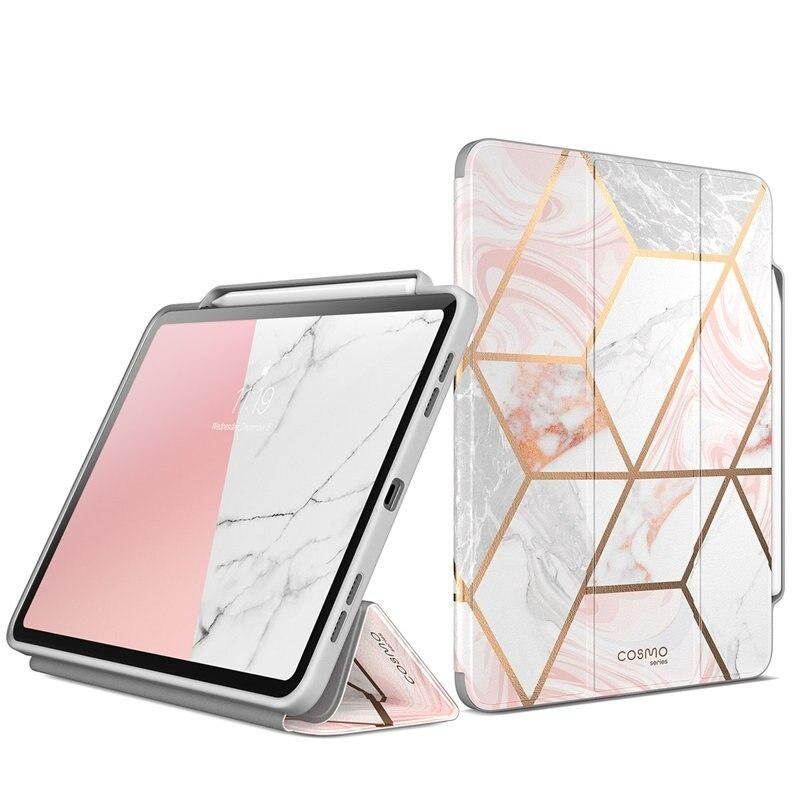 I-BLASON For iPad Pro 11 Case (2020) Cosmo Full-Body Trifold Stand Marble Case Flip Cover with Auto Sleep/Wake & Pencil Holder