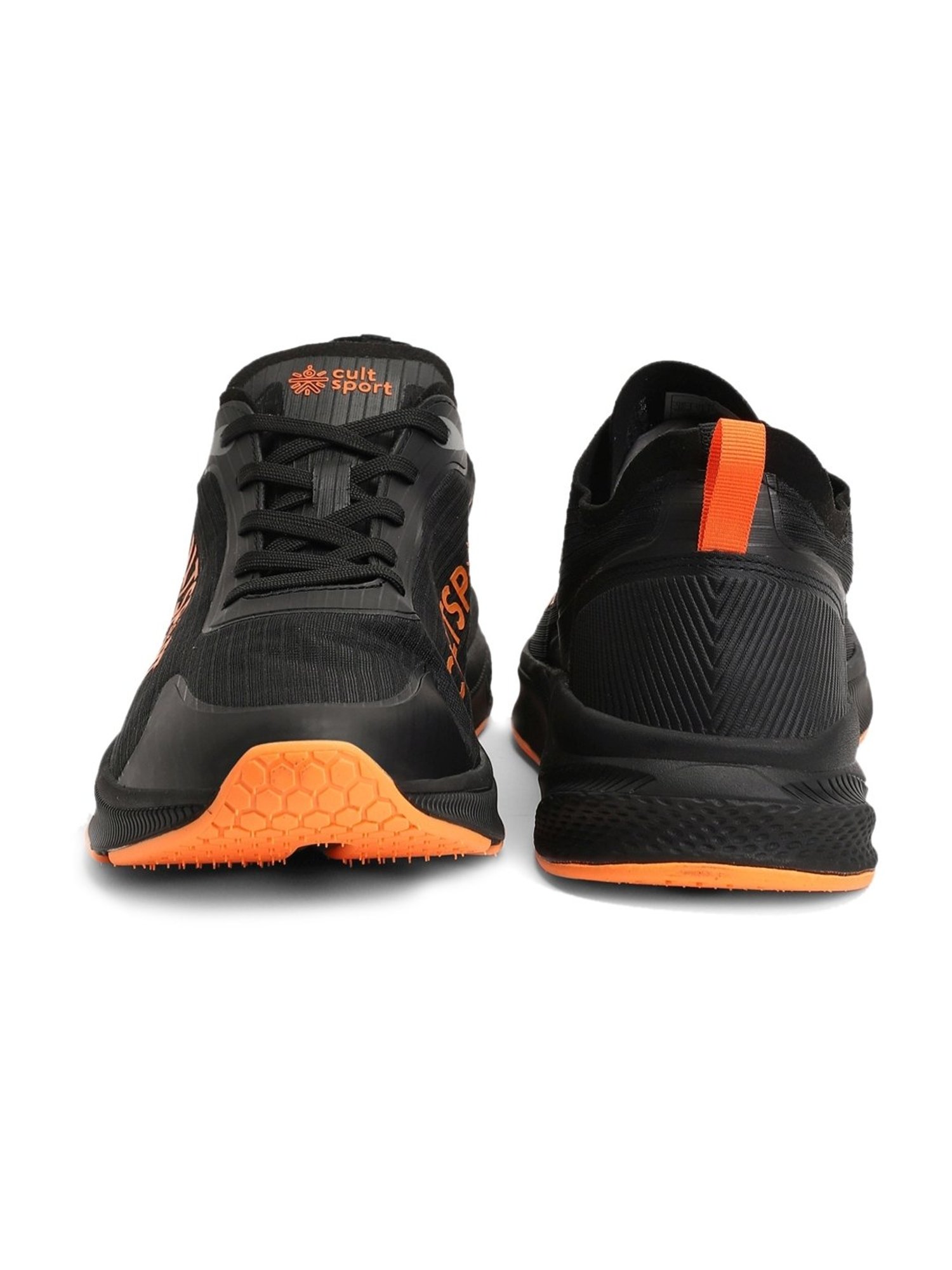 Cultsport Men's Comfort Black Running Shoes