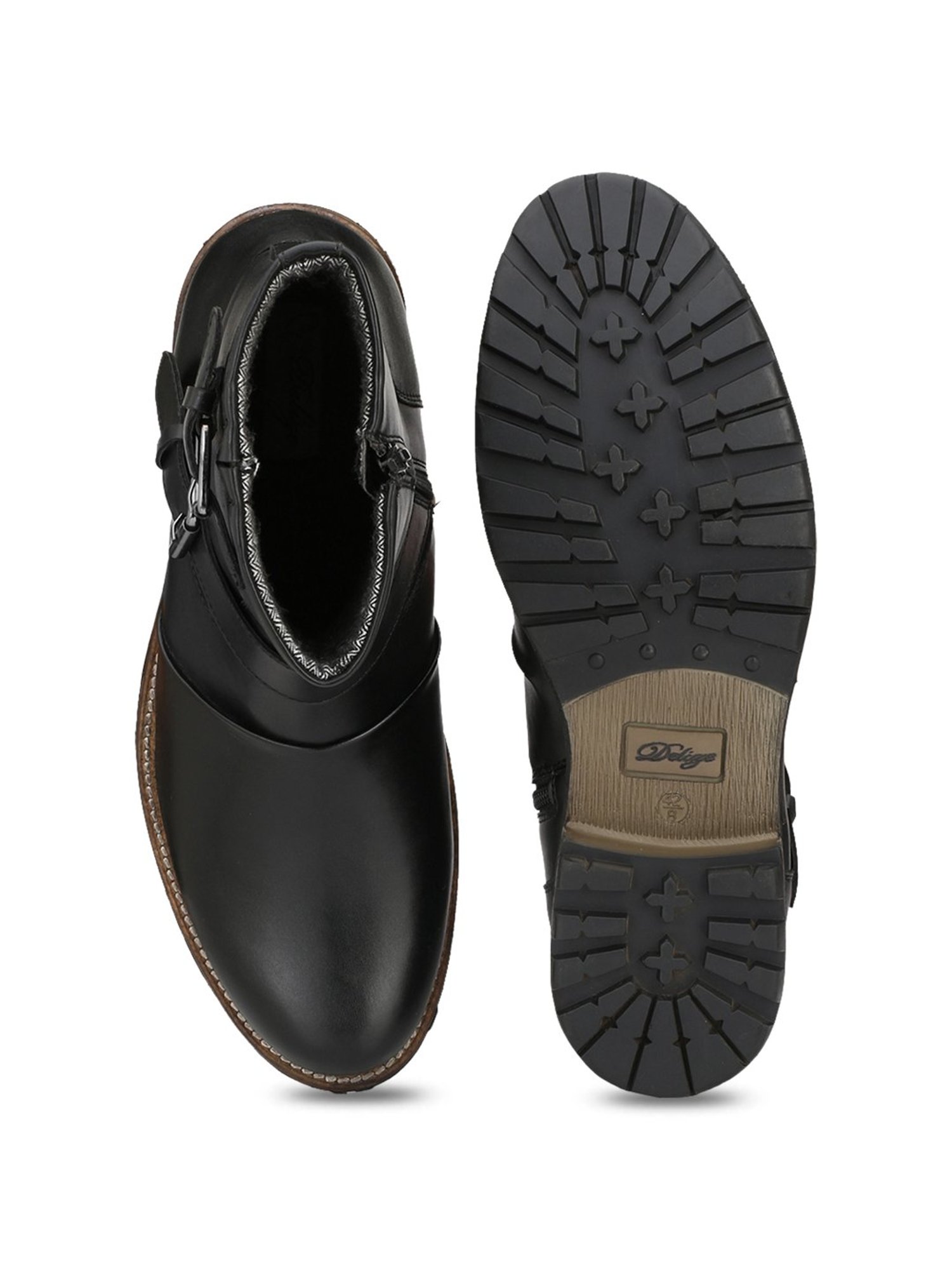 Delize Men's Black Casual Boots