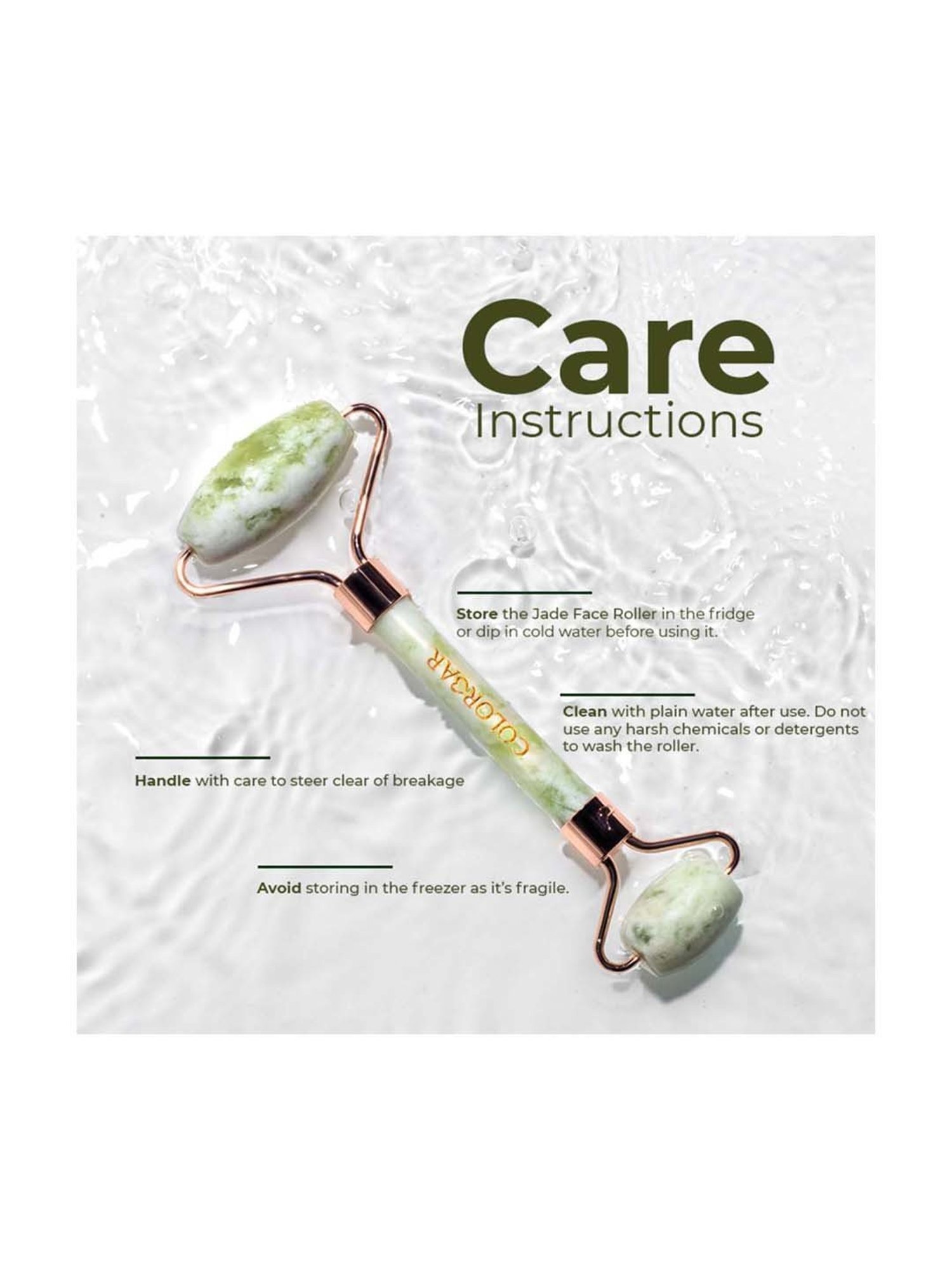 Colorbar Accessories-Jade Roller - 12 gm