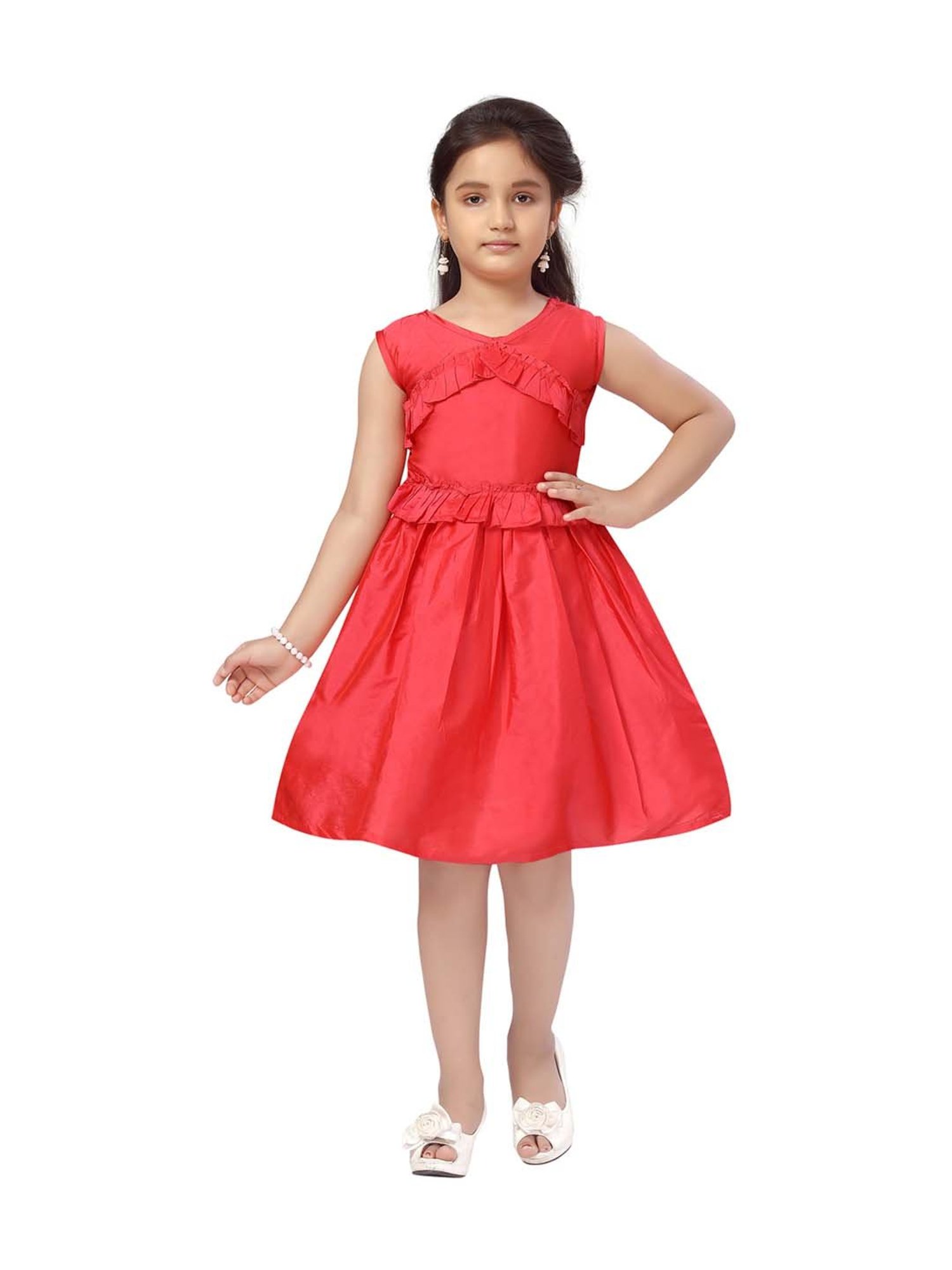 Aarika Kids Gajri Regular Fit Frock
